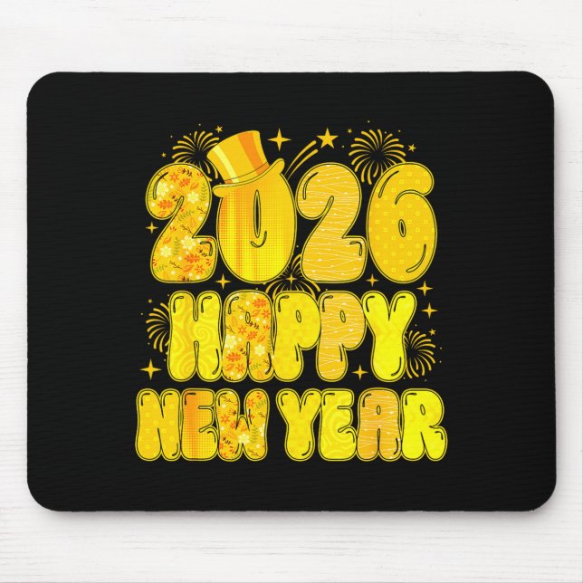Goodbye 2025 Happy New Year 2026 Women Girl Kids  Mouse Pad (Front)