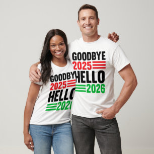 Goodbye 2025 Hello 2026 – Celebrating a Fresh Star T-Shirt