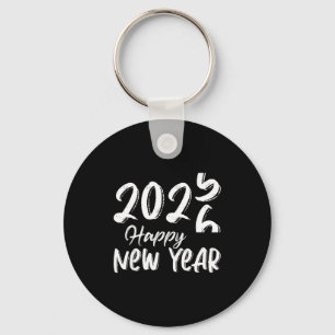 Goodbye 2025 Hello 2026 Happy New Year New Years E Key Ring
