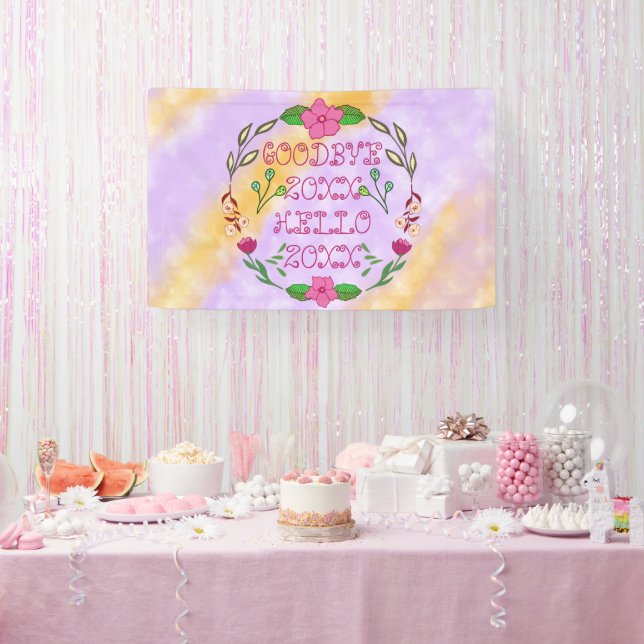GOODBYE 20XX HELLO 20XX  BANNER (Party)