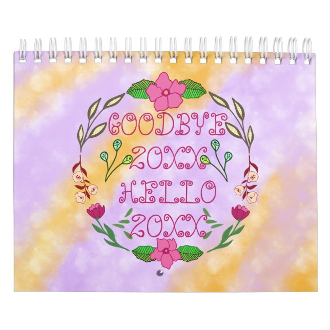 GOODBYE 20XX HELLO 20XX CALENDAR (Cover)