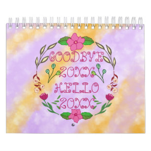 GOODBYE 20XX HELLO 20XX CALENDAR