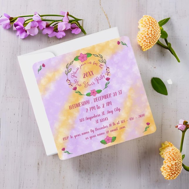 GOODBYE 20XX HELLO 20XX  INVITATION (Creator Uploaded)