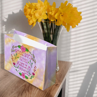 GOODBYE 20XX HELLO 20XX  LARGE GIFT BAG