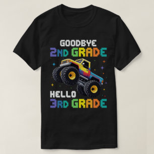 Goodbye 2nd Grade Graduation Monster Truck  T-Shirt