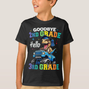Goodbye 2nd Grade Graduation T Rex Monster Truck  T-Shirt