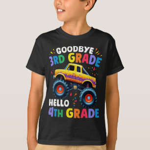 Goodbye 3rd Grade Graduation Monster Truck  T-Shirt