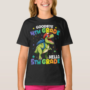 Goodbye 4th Grade T Rex Monster Truck Dinosaur T-Shirt