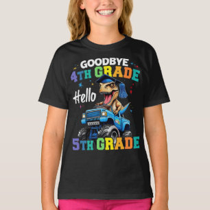 Goodbye 4th Grade T Rex Monster Truck Graduation  T-Shirt