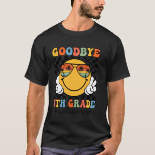 Goodbye 7th Grade Hello Summer 2025 Seventh Grade  T-Shirt