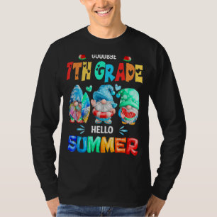 Goodbye 7th Grade Hello Summer Last Day Of School T-Shirt