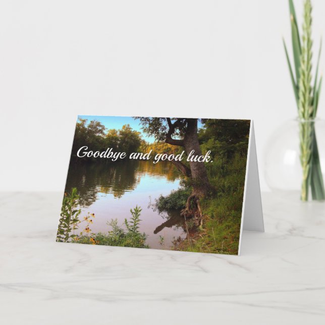 Goodbye and Good Luck to Doctor Card (Front)