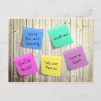Goodbye Farewell Post-its