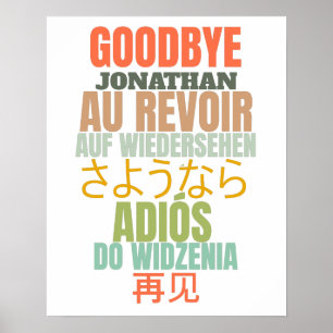Goodbye Farewell Poster