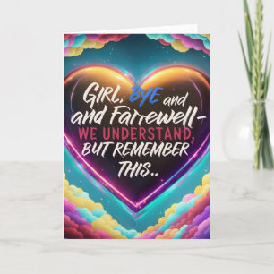 Goodbye-Farewell Thank You Card