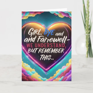 Goodbye-Farewell Thank You Card