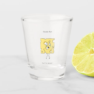 Goodbye gift, Gouda Cheese, Fun goodbye Shot Glass