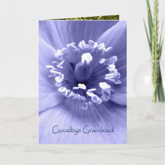 Goodbye Granddad, sympathy card