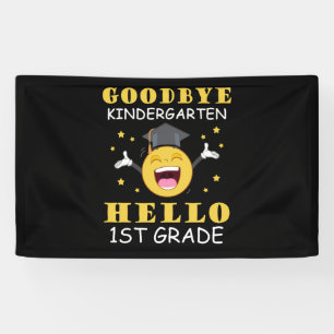 Goodbye Kindergarten Hello 1st Grade Graduate 2021 Banner