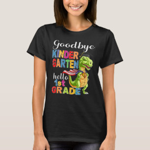 Goodbye Kindergarten Hello 1st Grade Graduation Di T-Shirt