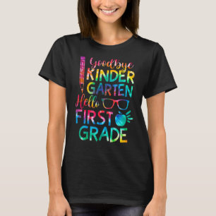 Goodbye Kindergarten Hello 1st Grade Graduation Ti T-Shirt