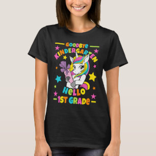 Goodbye Kindergarten Hello 1st Grade I Unicorn T-Shirt