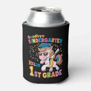 Goodbye Kindergarten Hello 1st Grade Unicorn Can Cooler