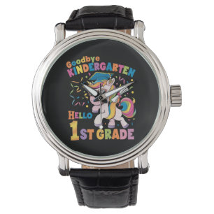 Goodbye Kindergarten Hello 1st Grade Unicorn Watch