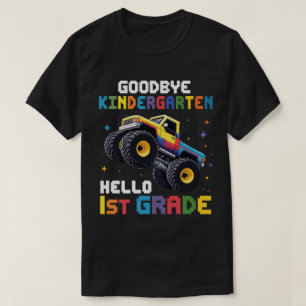 Goodbye Kindergarten Monster Truck Graduation T-Shirt