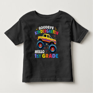 Goodbye Kindergarten Monster Truck Graduation Toddler T-Shirt