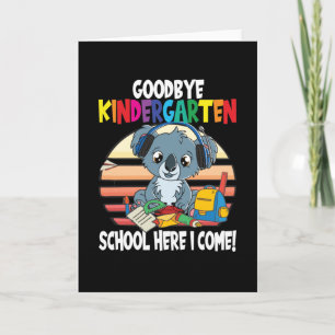 Goodbye Kindergarten School Enrolment Card