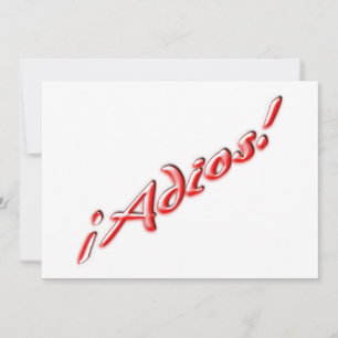 Goodbye party invitation