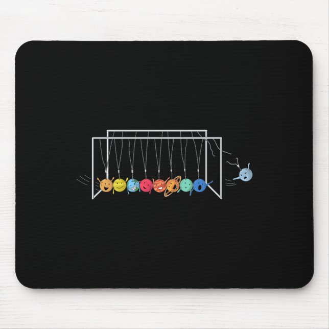 Goodbye Pluto Funny Solar System Planets T Shirt  Mouse Pad (Front)
