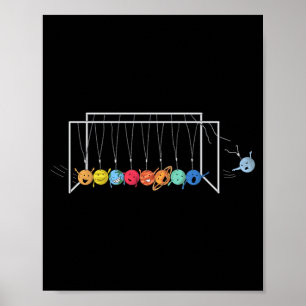 Goodbye Pluto Funny Solar System Planets T Shirt Poster