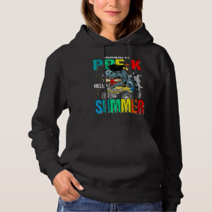 Goodbye Pre K Hello Summer Monster Truck Dinosaur Hoodie