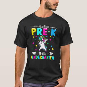 Goodbye Pre K Teacher Kids Unicorn Graduation T-Shirt