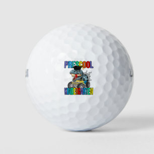 Goodbye Preschool Hello Kindergarten Dinosaur Golf Balls
