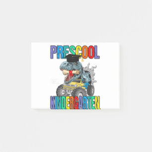 Goodbye Preschool Hello Kindergarten Dinosaur Post-it Notes