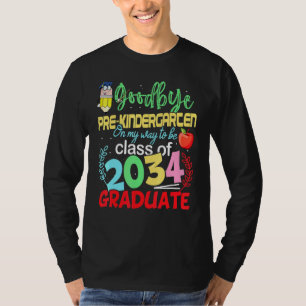 Goodbye Preschool Hello Kindergarten Prek Graduati T-Shirt