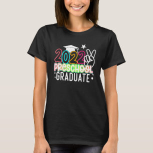 Goodbye Preschool Hello Pre K Summer Fun 2022 Grad T-Shirt