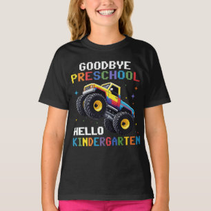Goodbye Preschool Monster Truck T rex Graduation T-Shirt