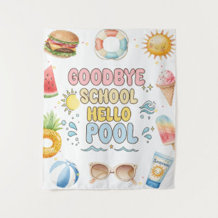Goodbye School, Hello Summer, End of School Tapestry