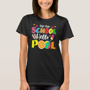 Goodbye School Hello Summer Last Day Of School Boy T-Shirt