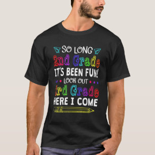 Goodbye Second Grade Welcome 3rd Grade Back To Sch T-Shirt