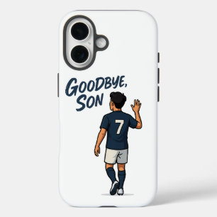 Goodbye, Son Emotional Number 7 Soccer Tribute iPhone 16 Case