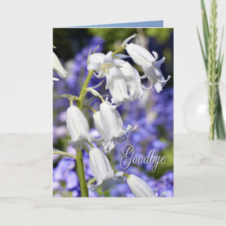 Goodbye, sympathy card