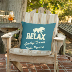 Goodbye tension hello pension funny retirement cushion