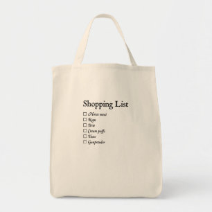 Goode's Company Shopping List Tote Bag