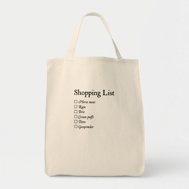 Goode's Company Shopping List Tote Bag (Front)