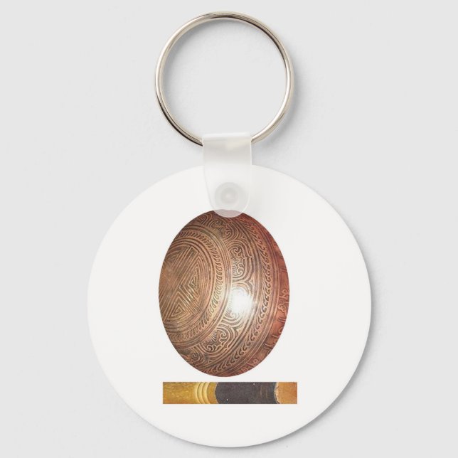 GoodLuck GIFTS : Tibetan Singing Bowl Key Ring (Front)
